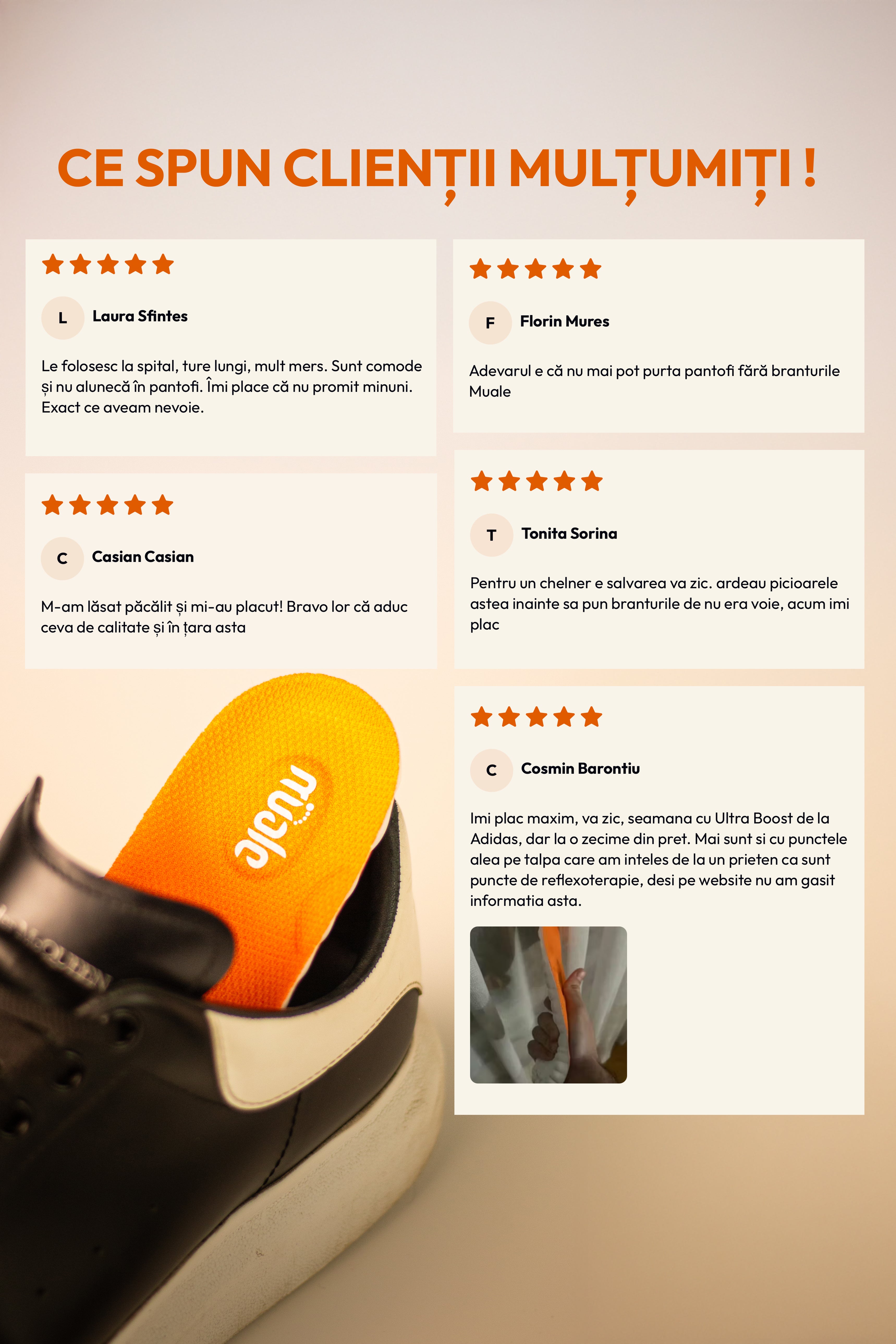 Branțuri ergonomice - muale